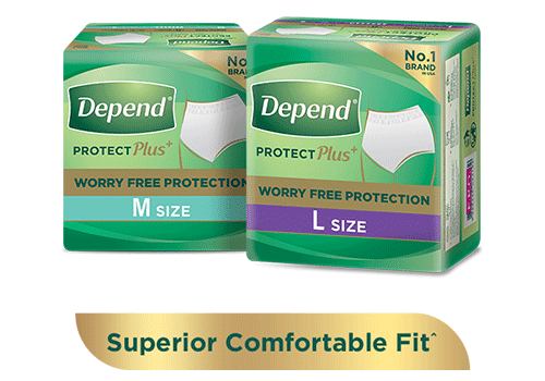 Depend Protect Plus Pants Unisex Adult Diaper - M<!-- -->